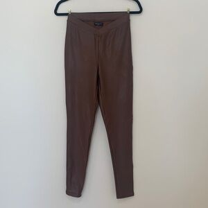 Naked Wardrobe Brown Leggings